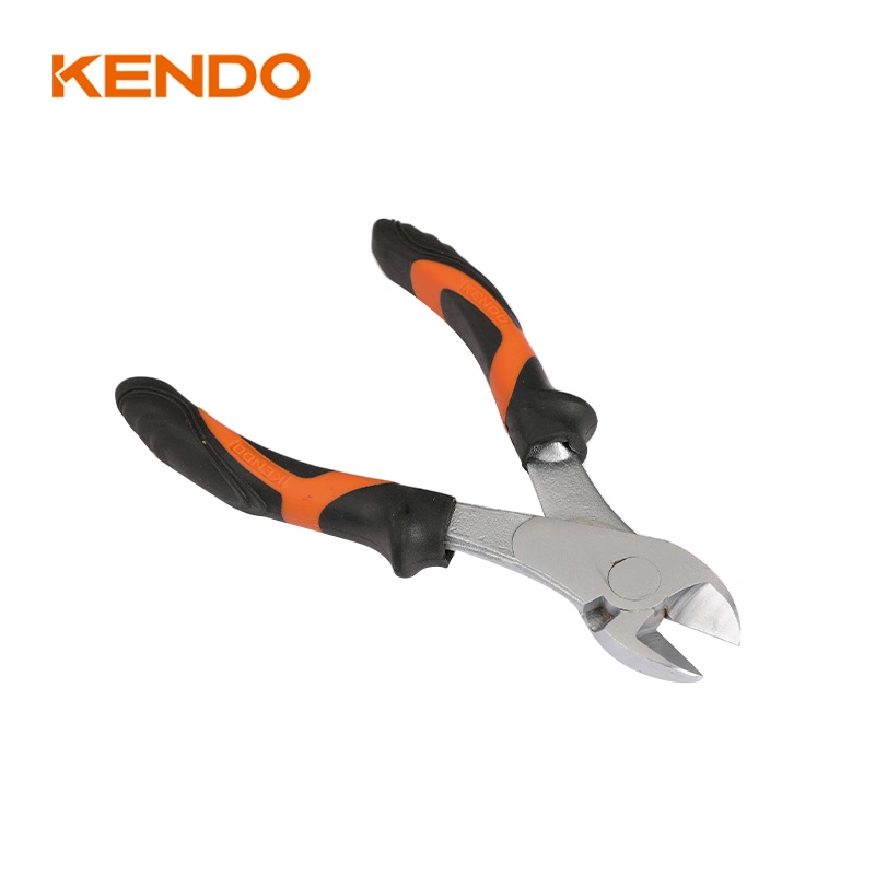 Kendo 7-Inch/180mm Heavy Duty CRV Cutter Side Cutting Plier Diagonal Cutting Pliers