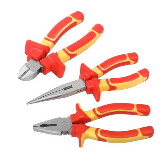 Professional Multifunction High Carbon Steel Cutting Pliers 6 7 8 Inches Combination Pliers with Chrome Plated Surface Treatment