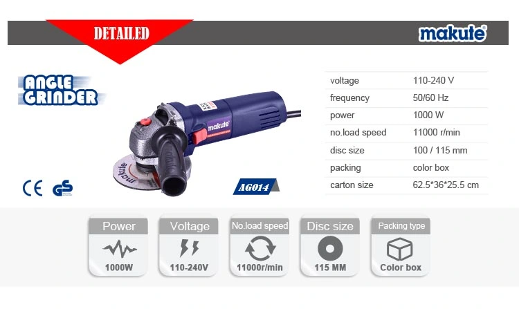 Professional Quality Power Tools115mm 800W Angle Grinder